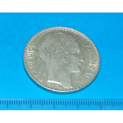 Frankrijk - 20 frank 1933 - zilver