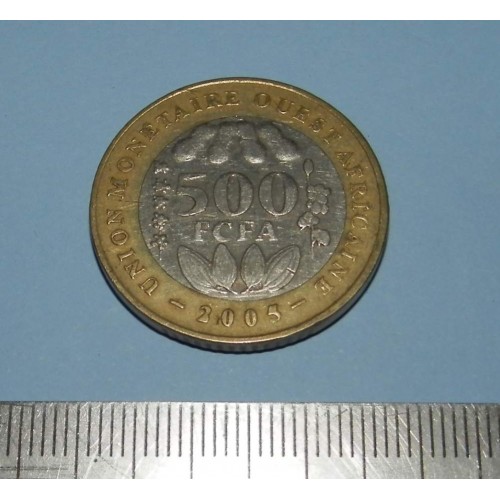 Frans West-Afrika - 500 frank 2005