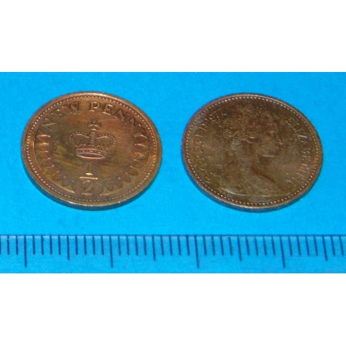 Groot-Brittannië - 1/2 nieuwe penny 1977