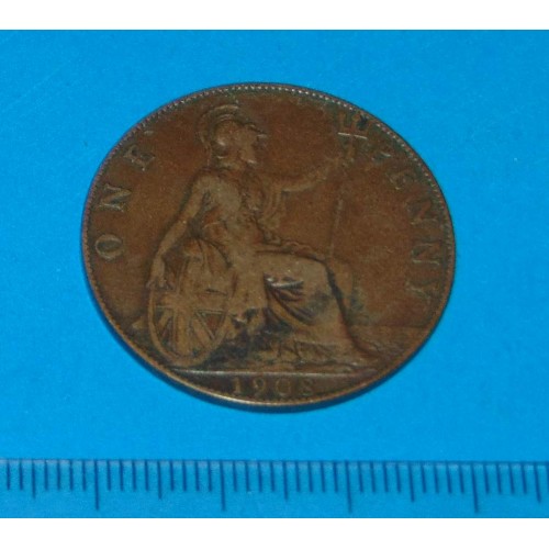 Groot-Brittannië - penny 1907