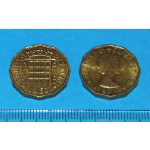 Groot-Brittannië - 3 pence 1967