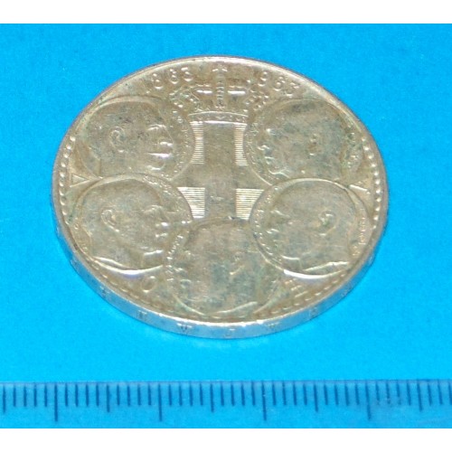 Griekenland - 30 drachme 1963 - 5 koningen - zilver