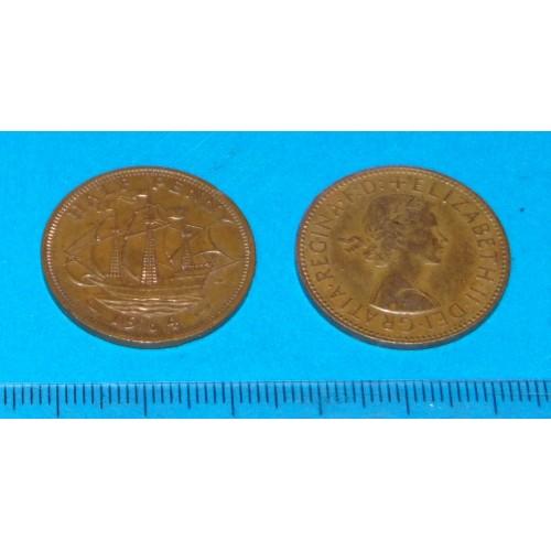 Groot-Brittannië - halve penny 1964 