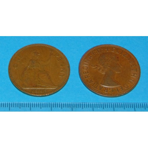 Groot-Brittannië - penny 1965