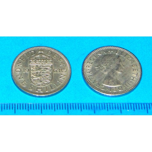 Groot-Brittannië - 1 shilling 1963 - Engels