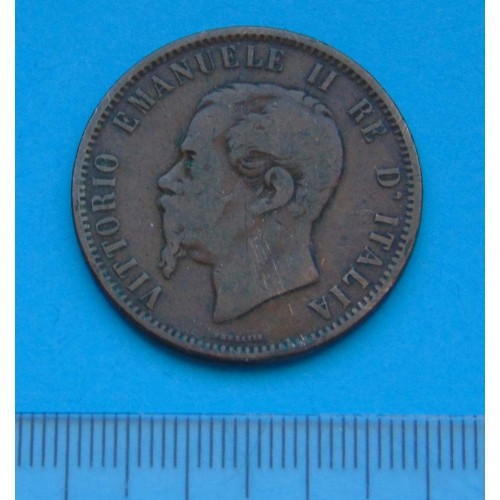 Italië - 10 centesimi 1862M