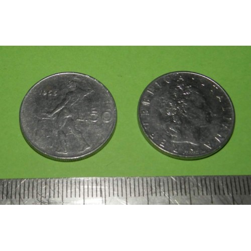 Italië - 50 lire 1955