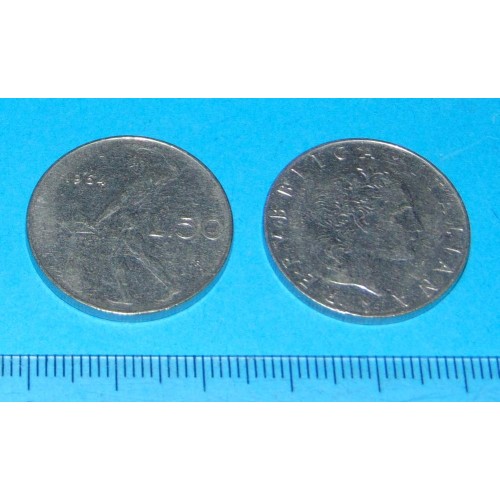 Italië - 50 lire 1964