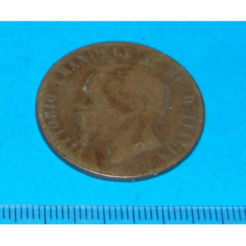 Italië - 10 centesimi 1867 OM
