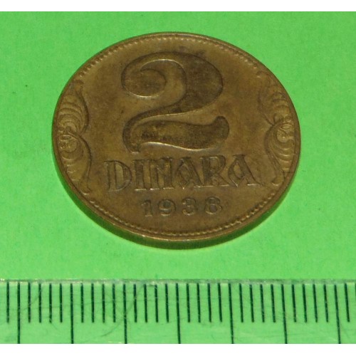 Joegoslavië - 2 dinar 1938