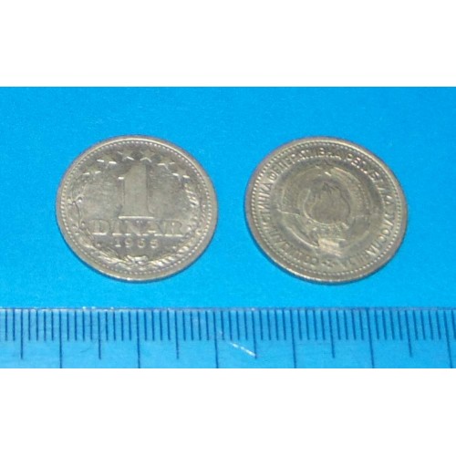 Joegoslavië - 1 dinar 1965