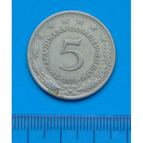 Joegoslavië - 5 dinar 1973