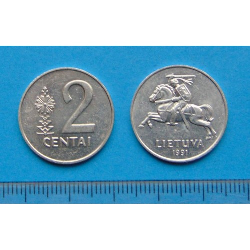 Litouwen - 2 centai 1991