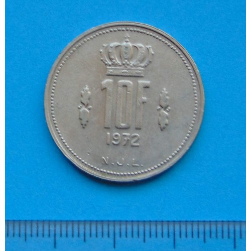 Luxemburg - 10 frank 1972