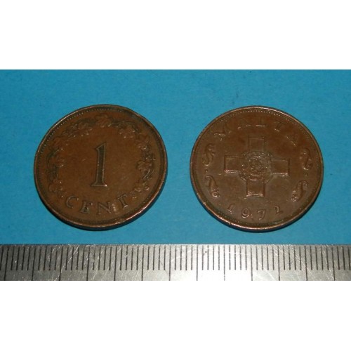Malta - 1 cent 1972