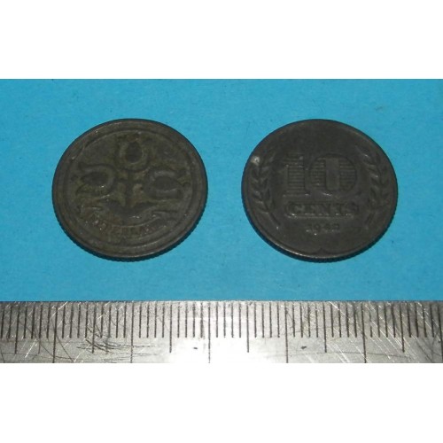 Nederland - 10 cent 1942 - zink