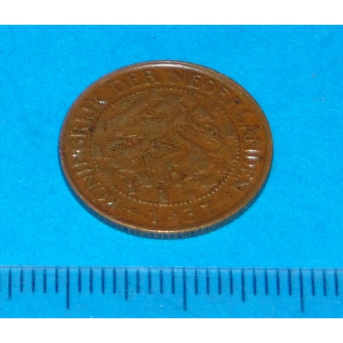 Nederland - 1 cent 1937 Pr/Unc