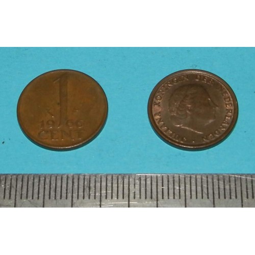 Nederland - 1 cent 1966 - klein