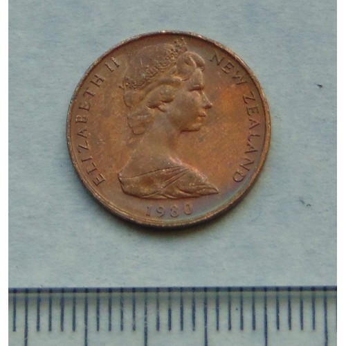 Nieuw-Zeeland - 1 cent 1980 - ovale 0