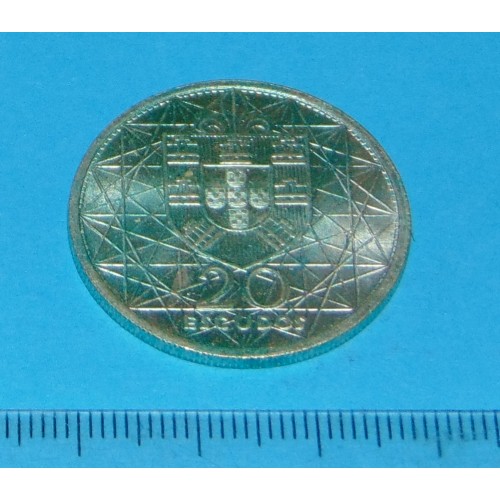 Portugal - 20 escudos 1966 - Taag brug - zilver