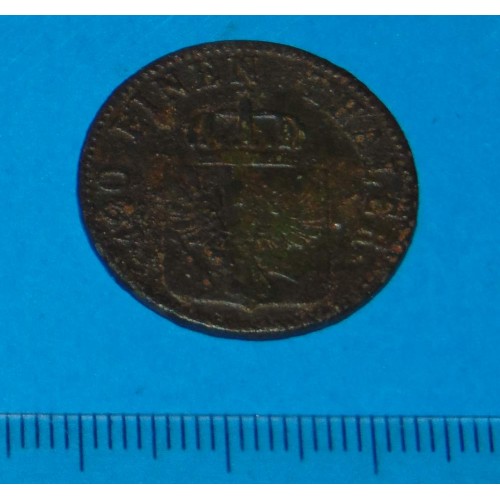 Pruissen - 3 pfennig 1849A