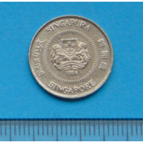 Singapore - 10 cent 1986