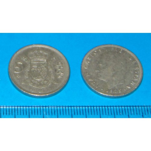 Spanje - 5 pesetas 1975*78