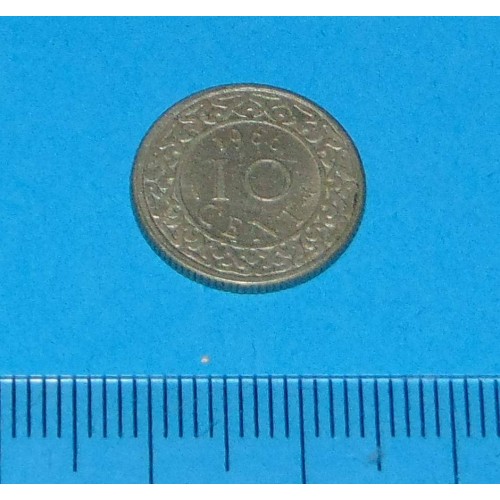 Suriname - 10 cent 1966