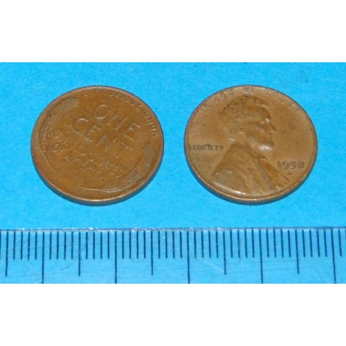 Verenigde Staten - 1 cent 1958D