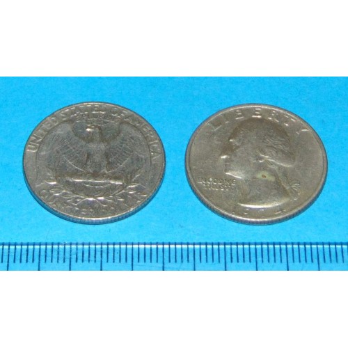 Verenigde Staten - 25 cent 1974