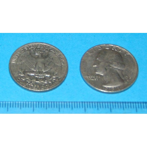 Verenigde Staten - 25 cent 1981P