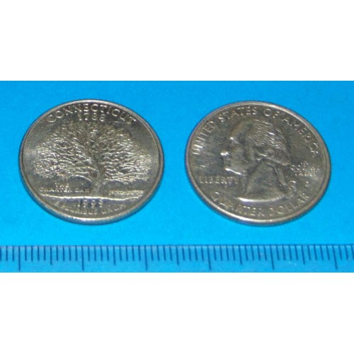 Verenigde Staten - 25 cent 1999D - Connecticut