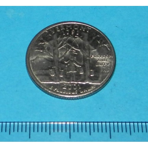 Verenigde Staten - 25 cent 2001D - Vermont