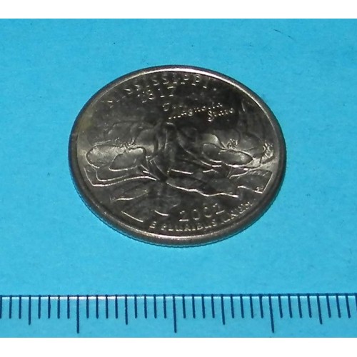Verenigde Staten - 25 cent 2002P - Mississippi