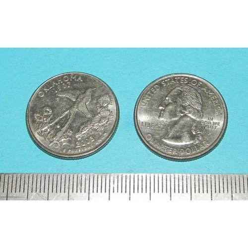 Verenigde Staten - 25 cent 2008 P - Oklahoma