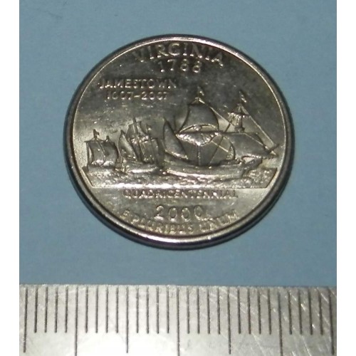 Verenigde Staten - 25 cent 2000P - Virginia