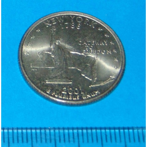 Verenigde Staten - 25 cent 2001P - New York