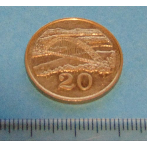 Zimbabwe - 20 cent 1997