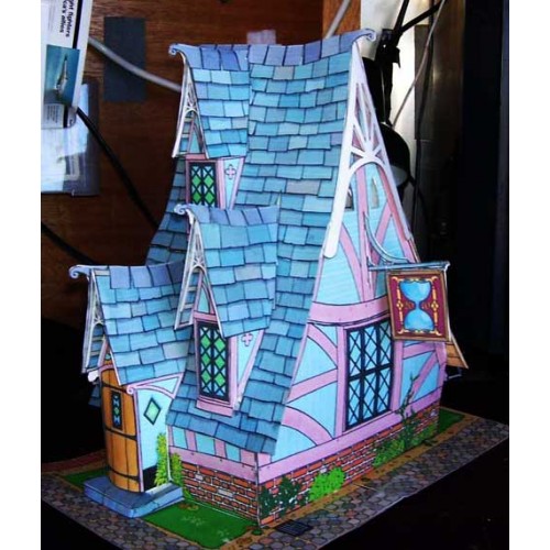 Sprookjes poppenhuis in 1:12 - papieren bouwplaat
