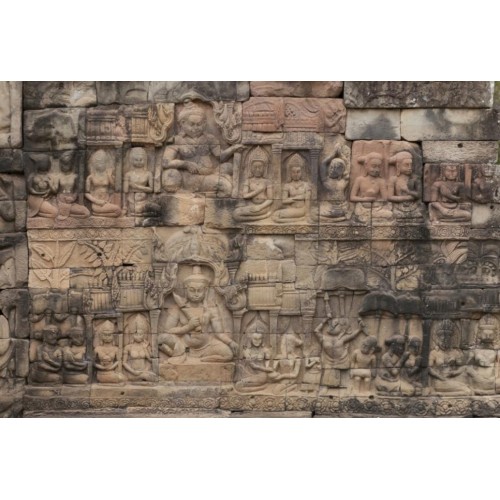 Cambodjaanse tempel - A4-vel - zelfklevend