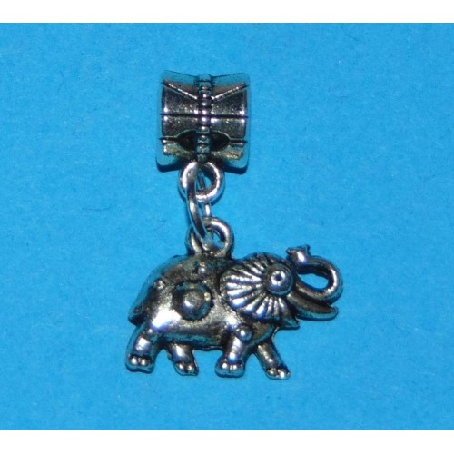 Olifant bangle - Pandora stijl - Tibet zilver - model C