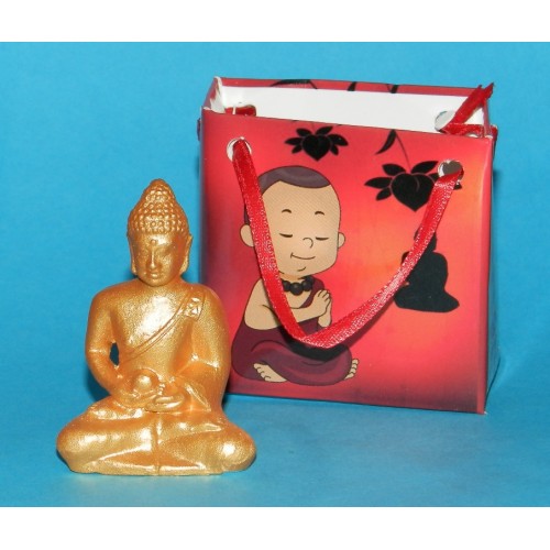 Boeddha beeldje in geschenkverpakking