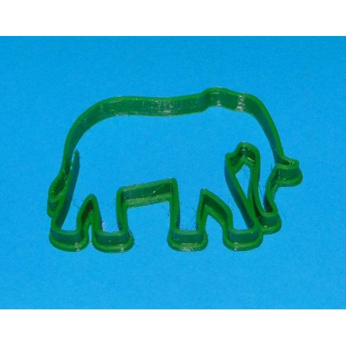 Uitsteekvorm voor olifant koekjes