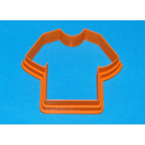 Uitsteekvorm voor voetbalshirt koekjes, oranje