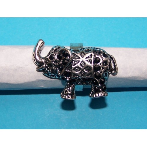 Grote olifant ring, Tibet zilver